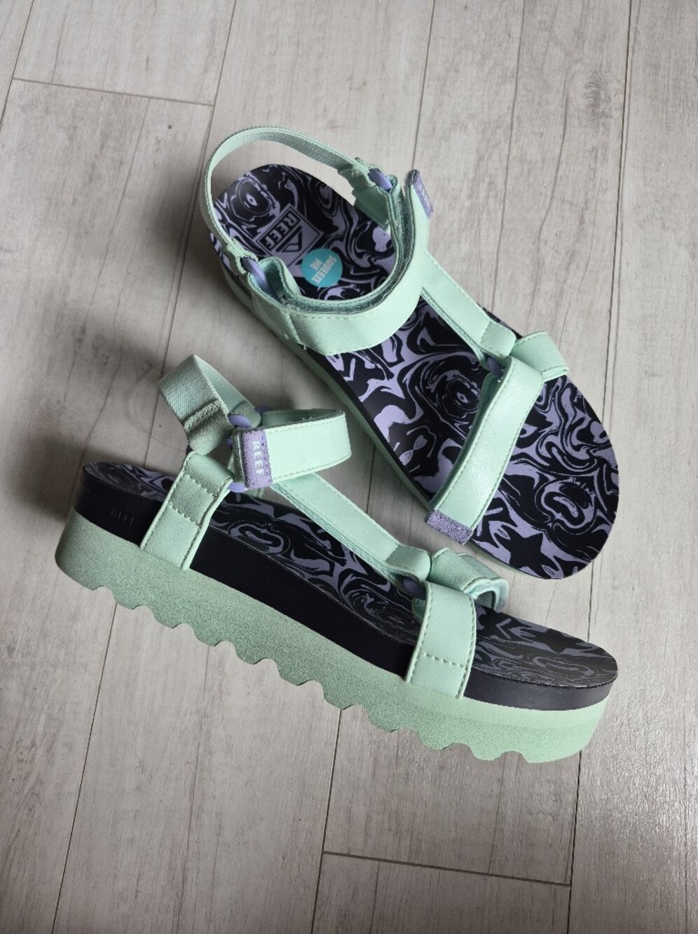 REEF x SANCTUARY NEW Cushion Rem Hi Sandals